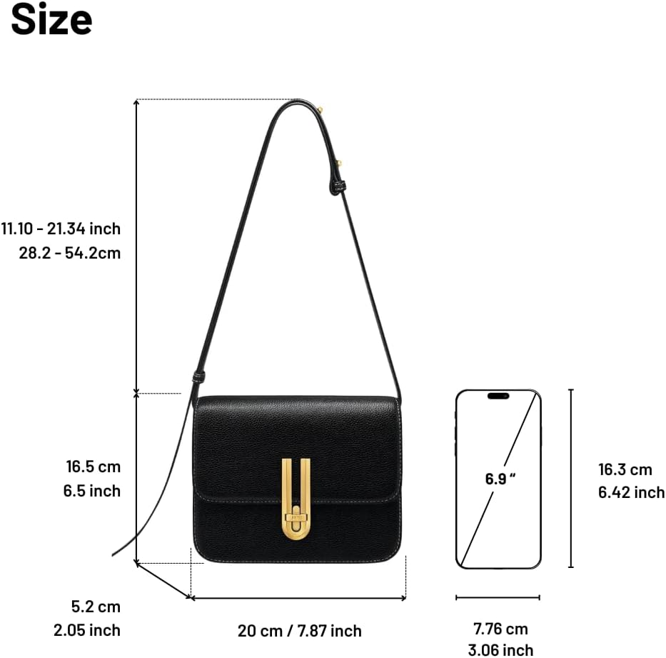 JW PEI Bolso de hombro Evania Lock Pebbled para mujer