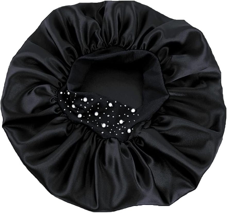 YeeMan Gorro de pelo con perlas brillantes y diamantes de imitación...