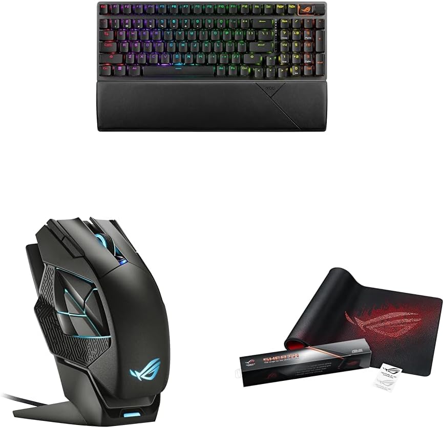ASUS ROG Strix Scope II 96 Teclado inalámbrico para juegos y ratón...