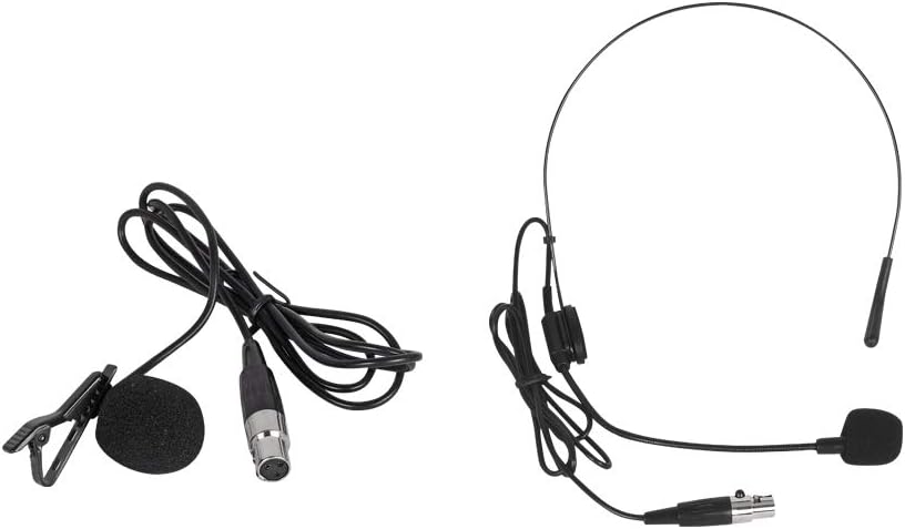 Sistema de Micrófono Inalámbrico UHF de 8 Canales con 8 Bodypacks L...