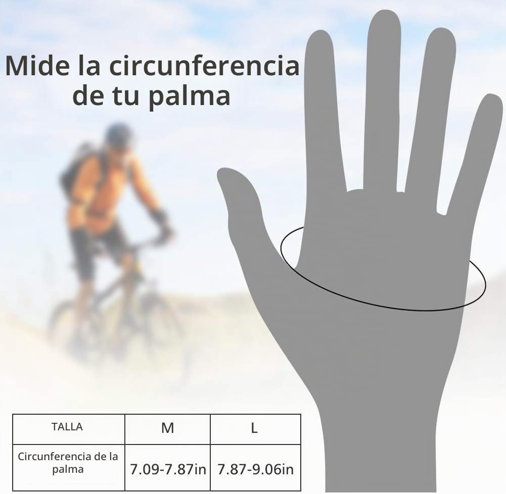 Accmor Guantes de ciclismo para hombres y mujeres, guantes de cicli...