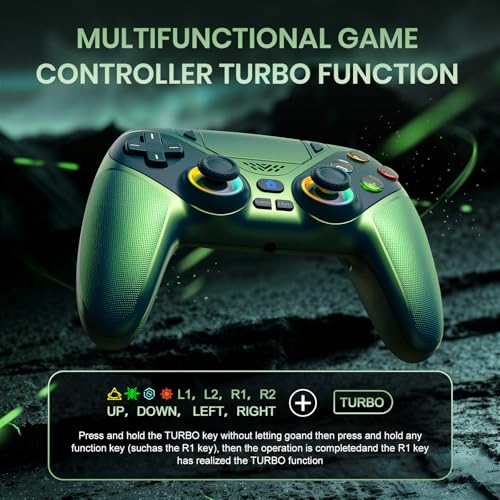 Controlador inalámbrico LED Gamrombo para PS5, compatible con PS5 P...