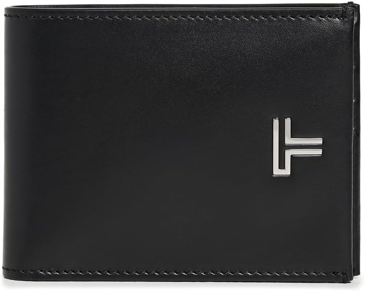 TUMI Billetera doble para hombre, Negro (Black Noir), Talla única