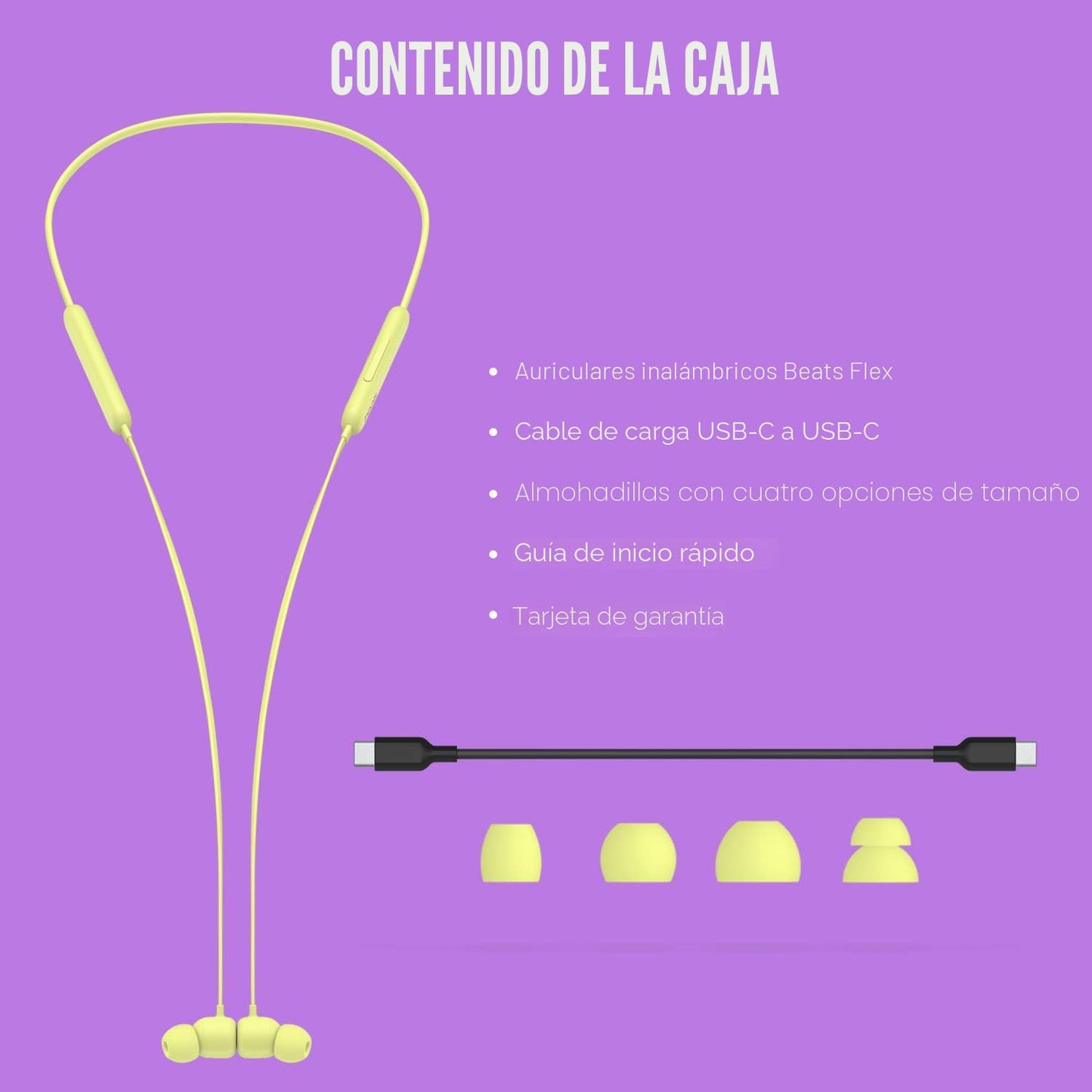 Beats Flex - Auriculares inalámbricos Apple W1, auriculares magnéti...