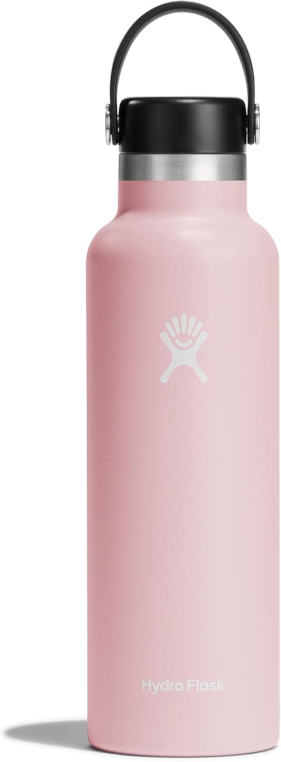 Hydro Flask - Botella de agua estándar de 24 onzas con tapa flexibl...