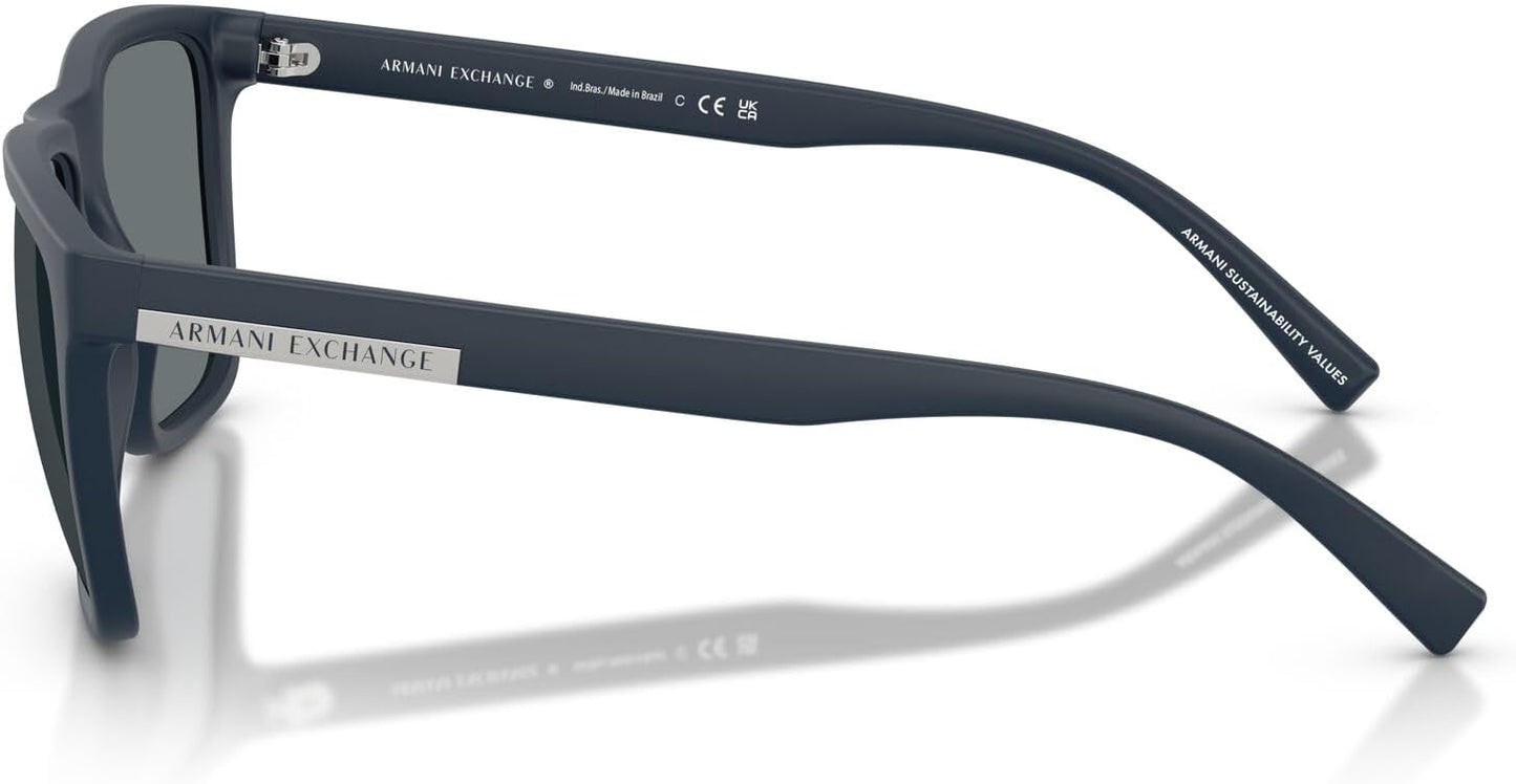 Armani Exchange Ax4080s - Gafas de sol cuadradas para hombre