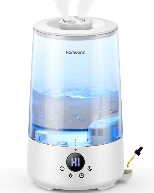 Homvana Humidificadores para dormitorio y hogar, 3.6 L de llenado s...