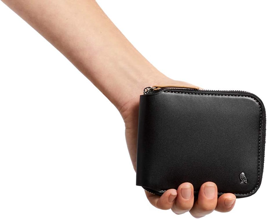 Bellroy Cartera con cremallera (billetera de cuero, bloqueo RFID, b...