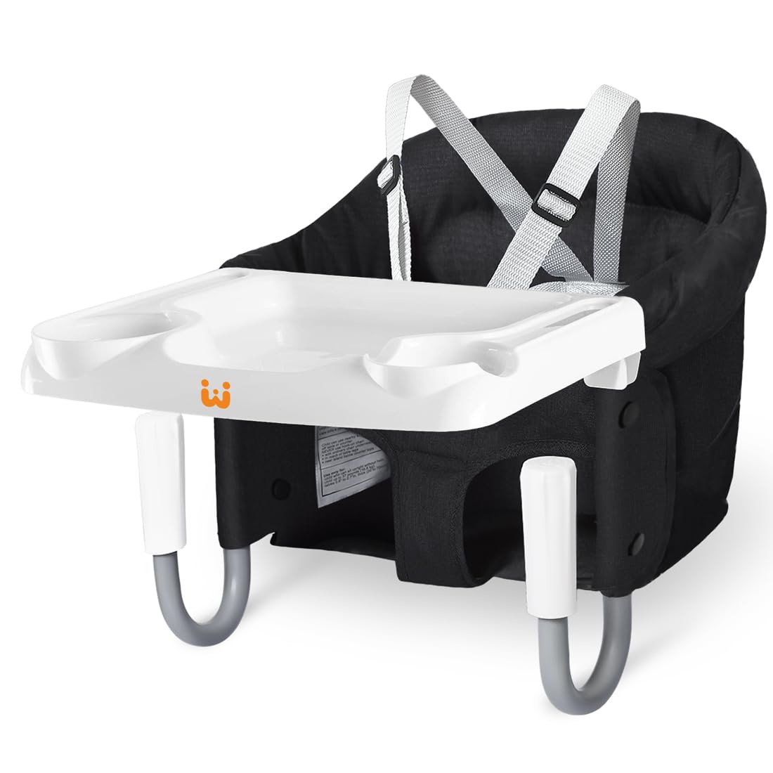MTWML Silla alta de gancho con bandeja, silla alta portátil para be...