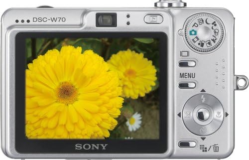 Sony Cybershot DSCW70 - Cámara digital de 7,2 MP con zoom óptico 3x