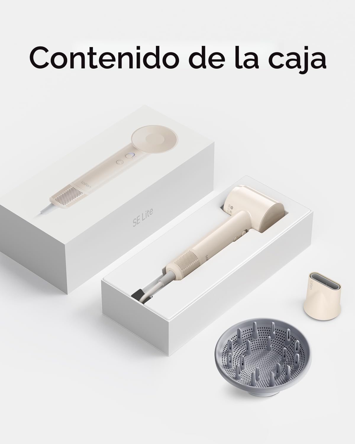 Secador de Pelo Laifen SE Lite, Secador de Pelo Iónico Negativo con...