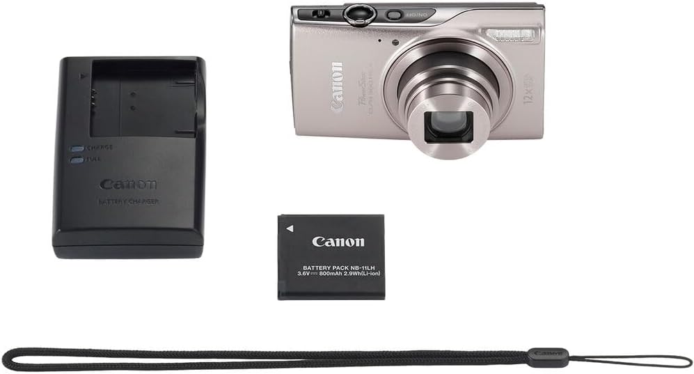 Canon PowerShot ELPH 360 HS A Cámara Digital (Plata) | Sensor CMOS...
