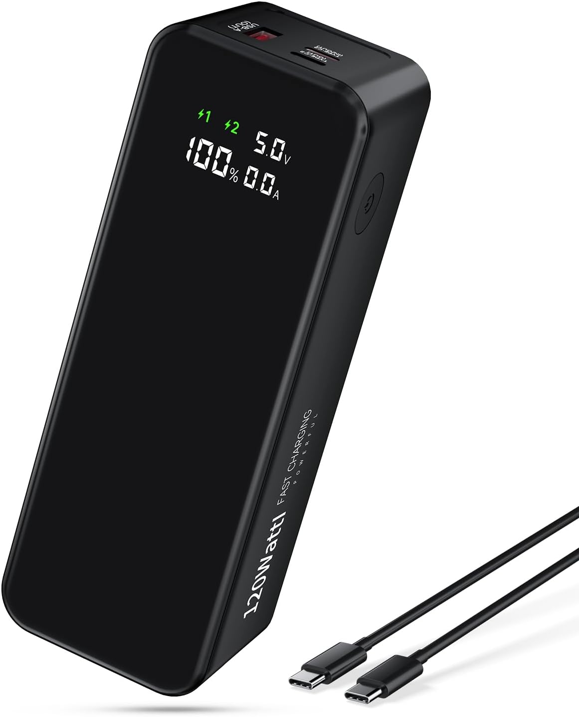 WOXABHSL Banco de energía de carga rápida de 27000 mAh y 120 W, car...