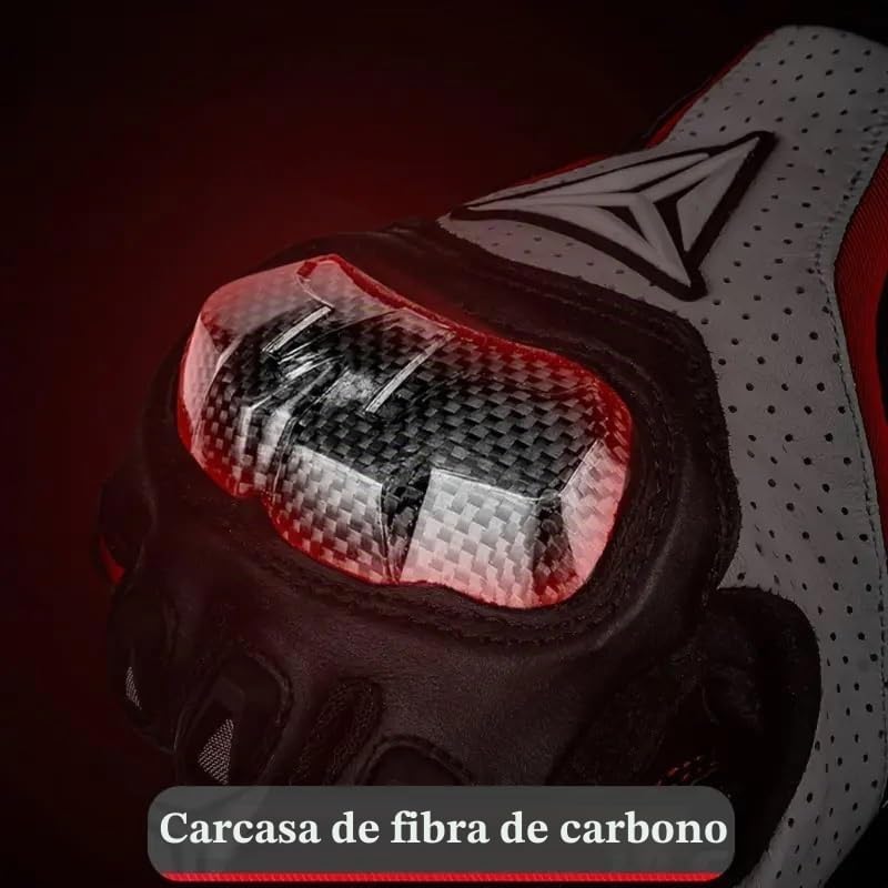 LYHXS-MOTOS Guantes de motocicleta para hombres y mujeres, de fibra...
