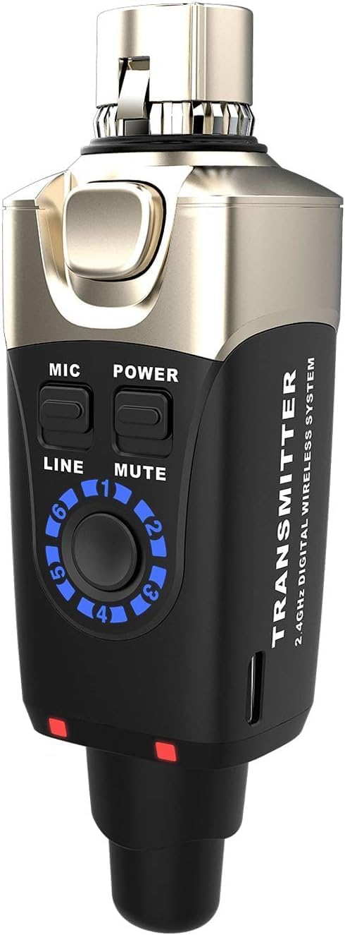 Xvive Sistema de micrófono inalámbrico U3 Transmisor XLR inalámbric...