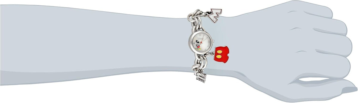 Disney Mickey Mouse - Reloj de pulsera para niños con esfera impres...