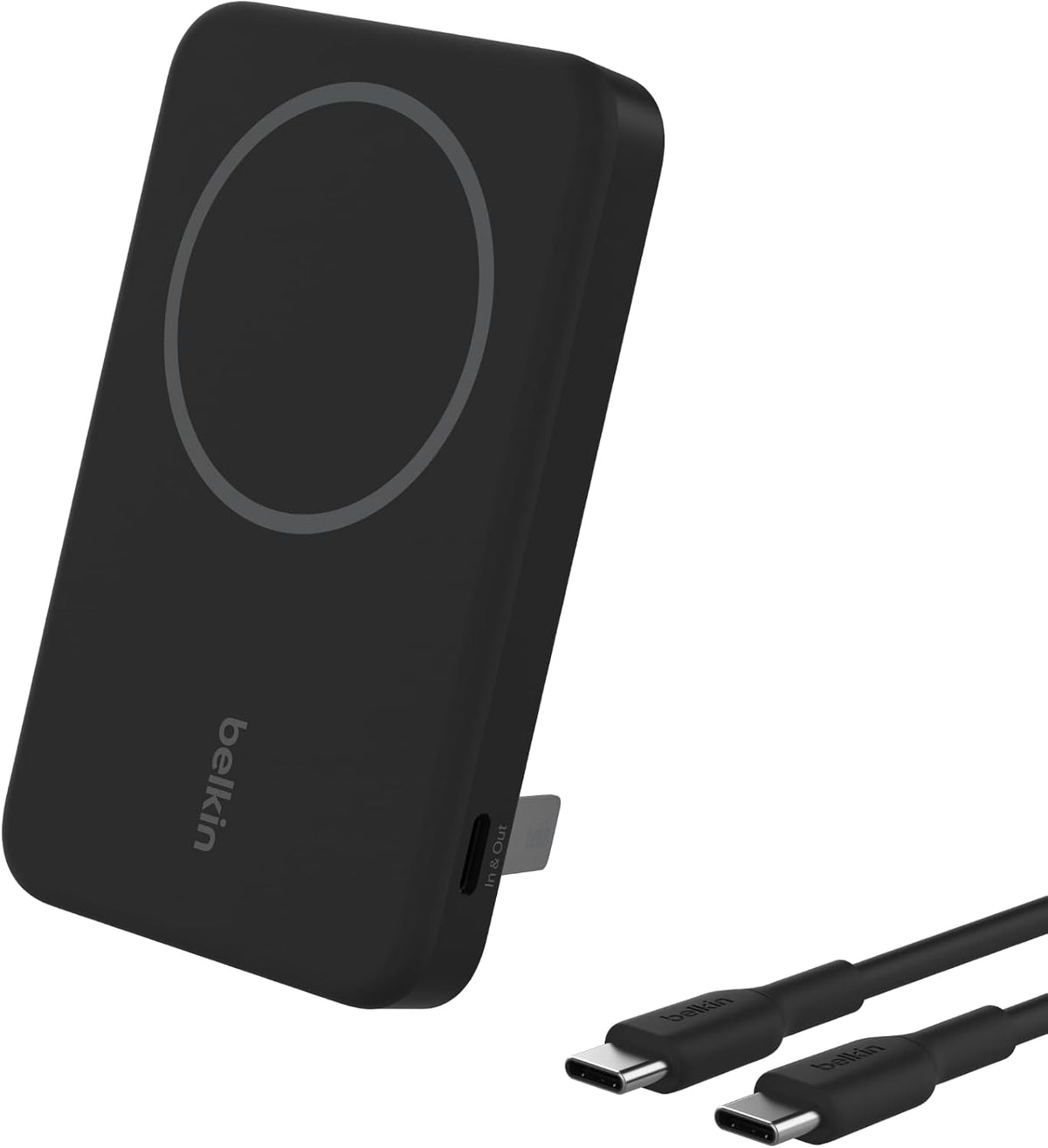 Belkin Cargador portátil, banco de energía inalámbrico de 15 W 5000...