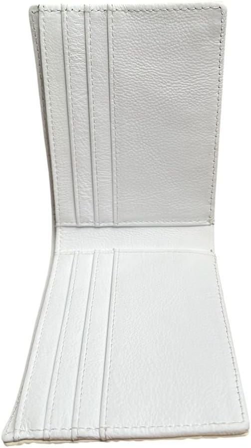 VIETDAVN Billeteras plegables de cocodrilo genuinas para hombres, b...