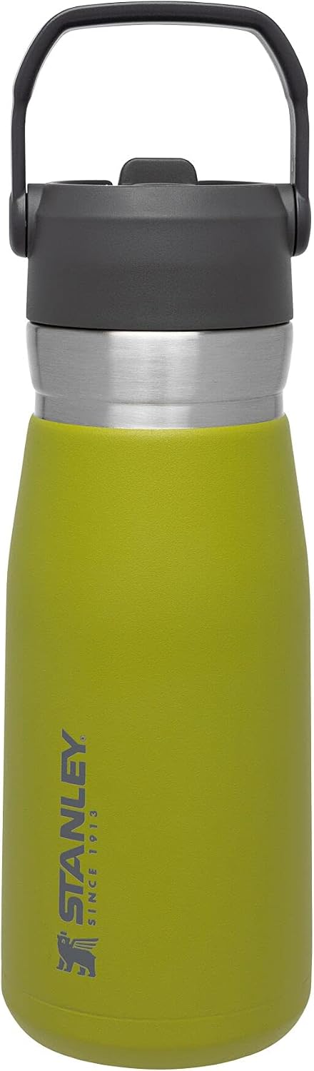 STANLEY IceFlow - Botella de agua con popote abatible de 22 onzas,...
