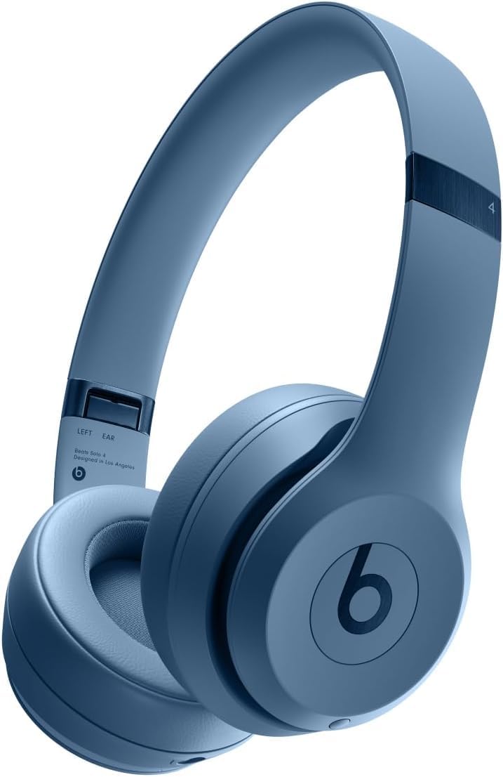 Beats Solo 4 - Auriculares inalámbricos Bluetooth on-ear, Azul piza...