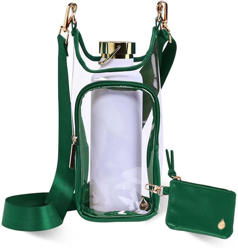 WanderFull Clear Stadium HydroBag - Bolsa cruzada manos libres para...