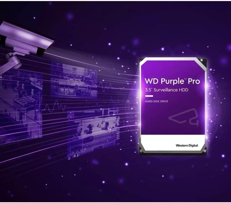 Western Digital Disco duro interno WD Purple Pro Surveillance de 8...