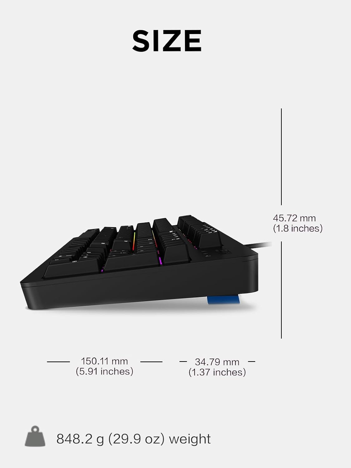 Teclado para juegos Lenovo Legion K310 RGB con cable - Tiempo de re...