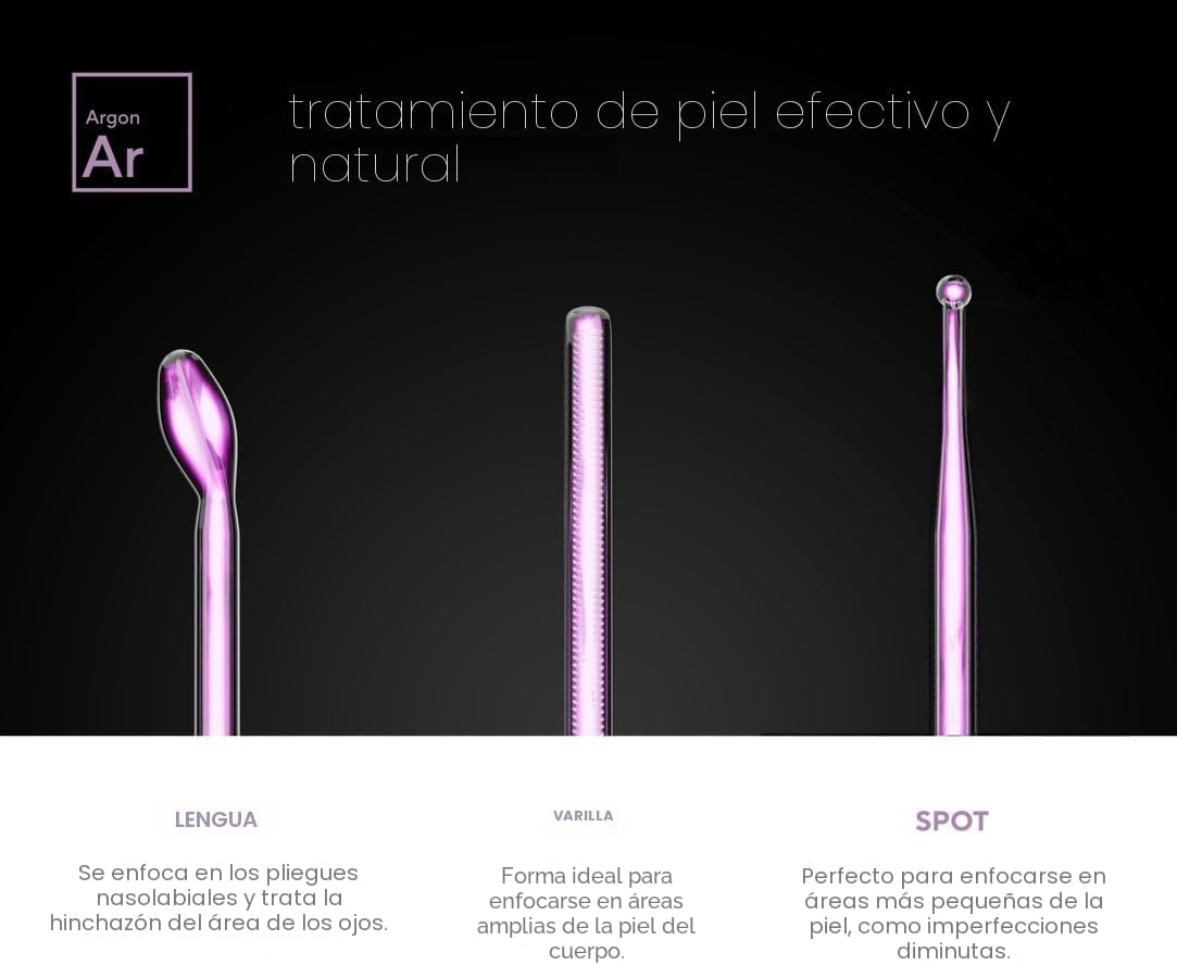 NuDerma - Varita de terapia profesional para la piel - Máquina port...