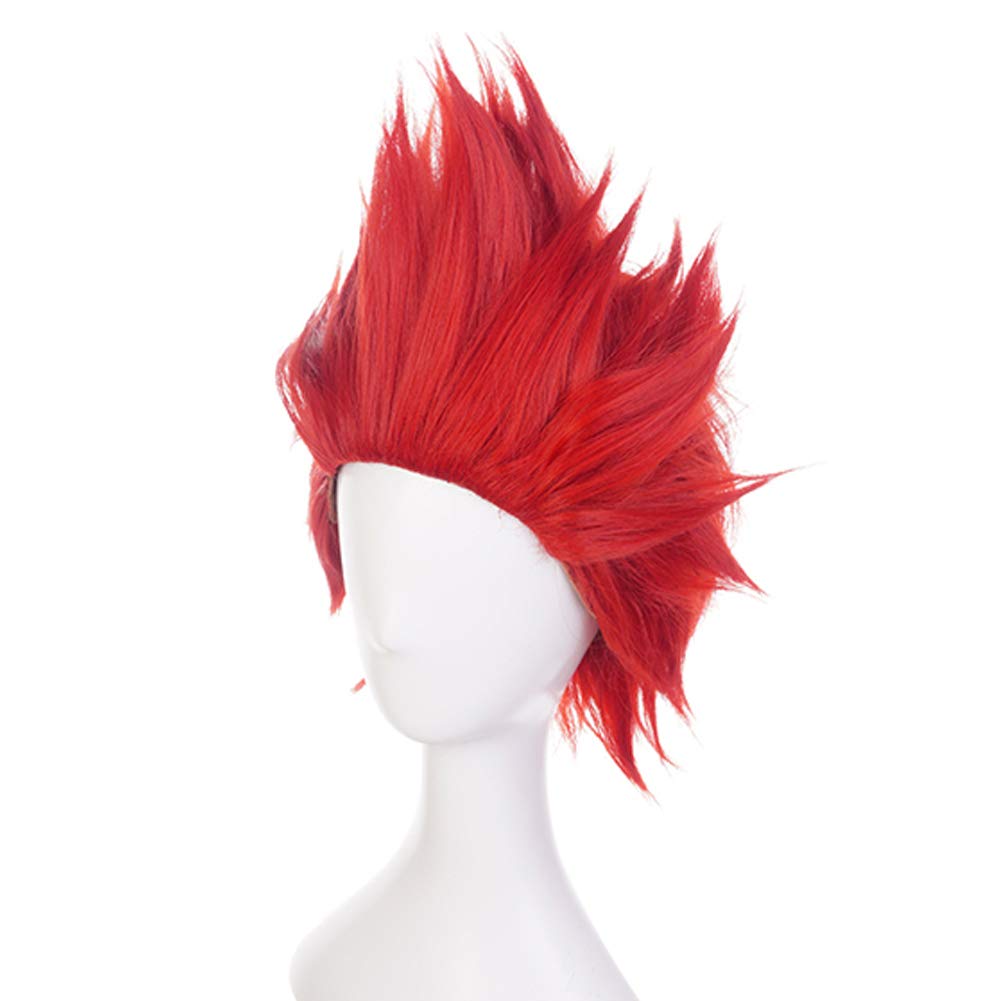 Anogol - Gorra + Peluca azul de cabello lacio para cosplay | + Gorr...