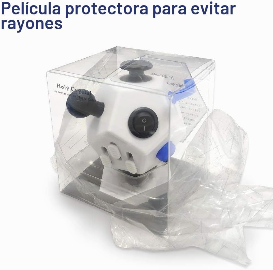 Juguetes de cubo de dedos de 12 caras, juguetes para aliviar el est...