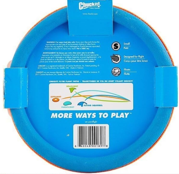 Chuckit! Paraflight - Disco volador para perros - Juguete flotante...