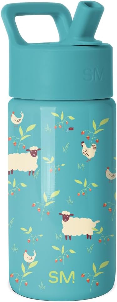 Simple Modern Botella de agua para niños y taza para niños pequeños...