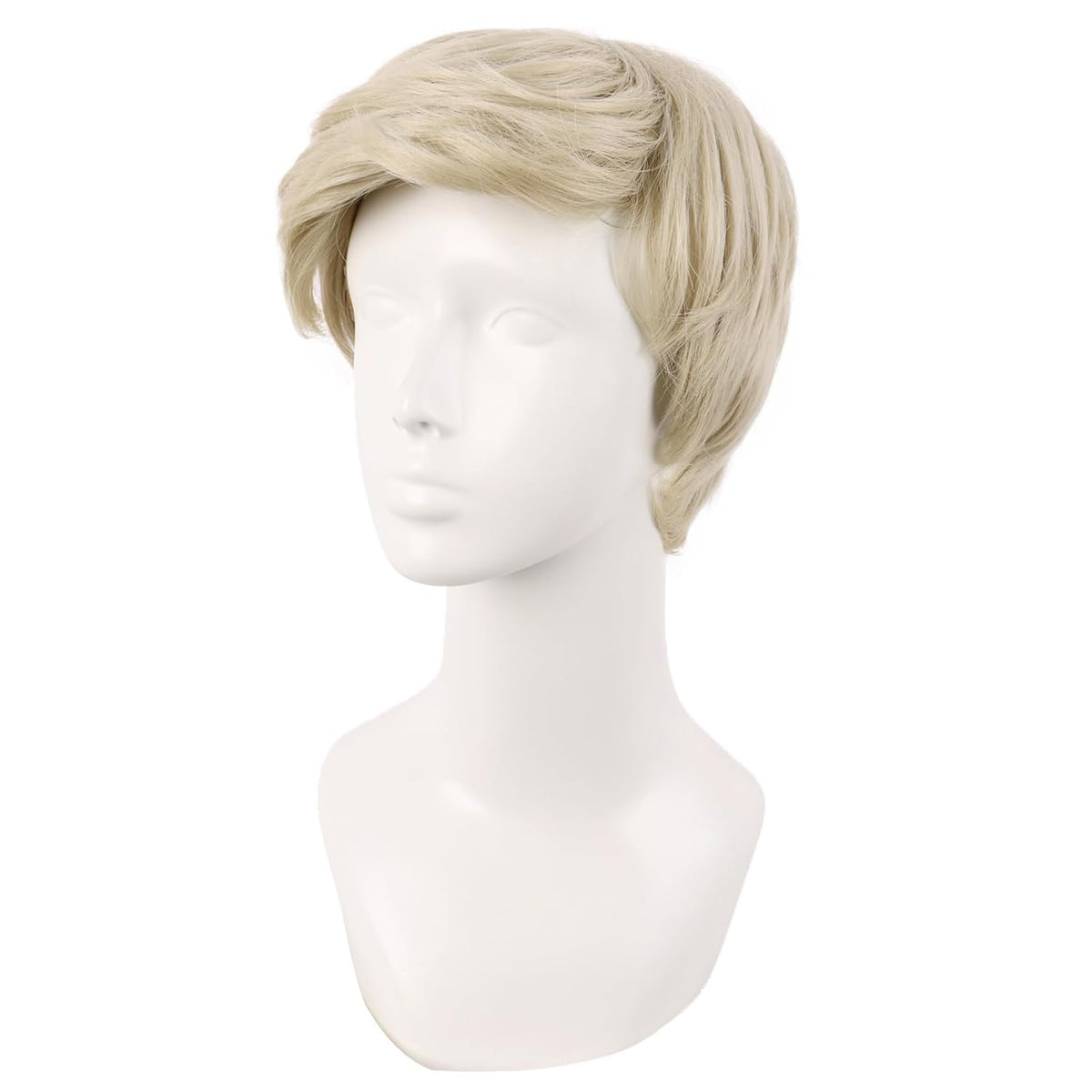 MapofBeauty Peluca corta de disfraz de cosplay guapo para hombre, d...