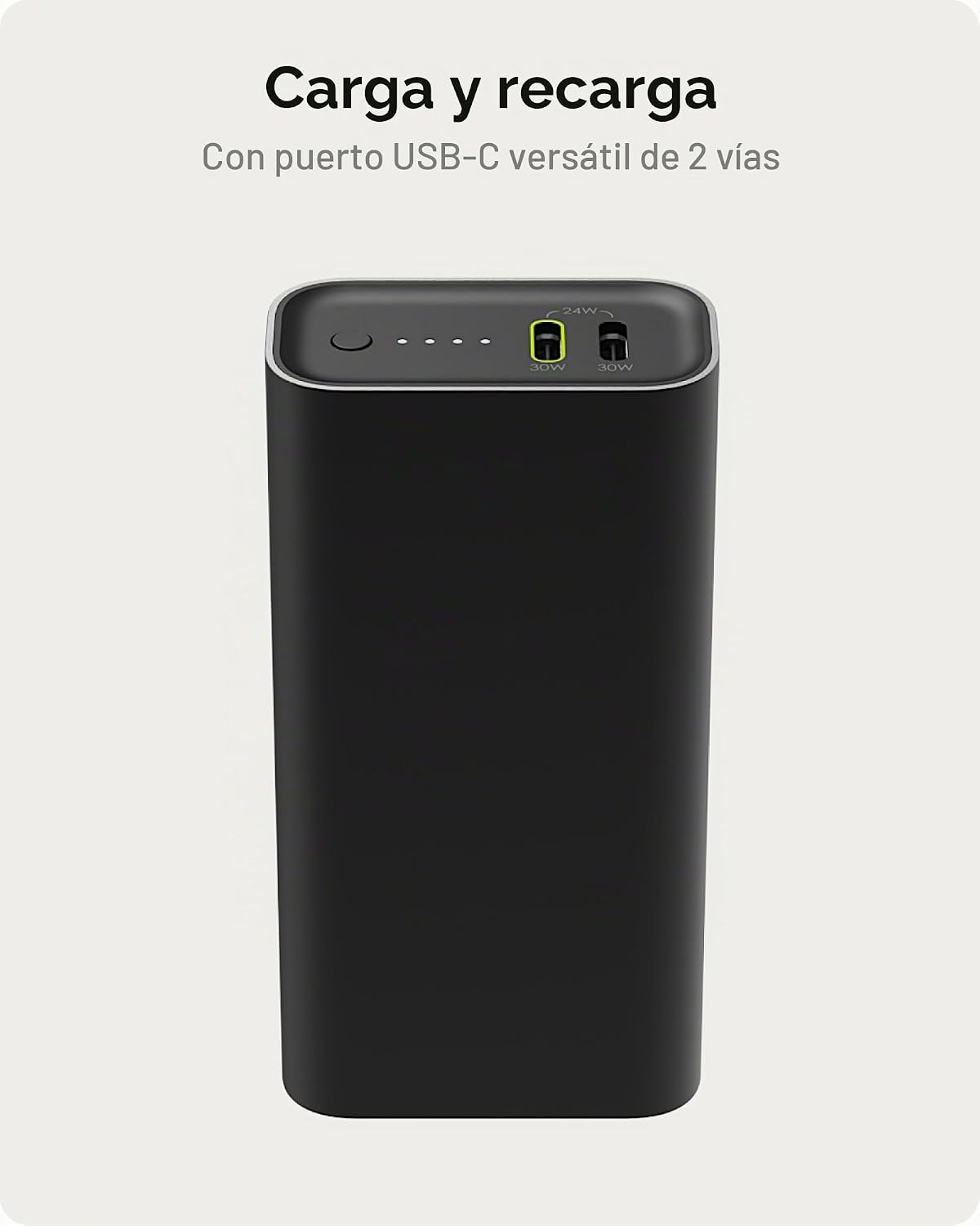 Mophie Powerstation Fast Power Bank de 10,000 mAh | Carga más rápid...