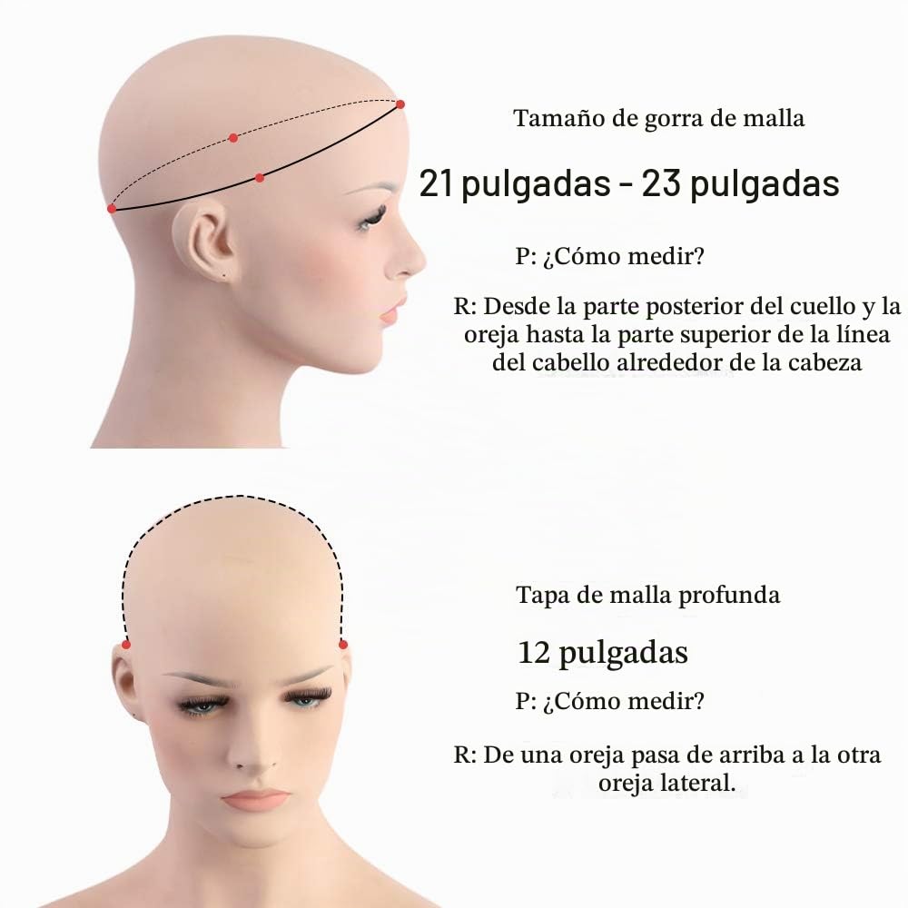 EMMOR Pelucas cortas de mezcla de cabello humano gris plateado de f...