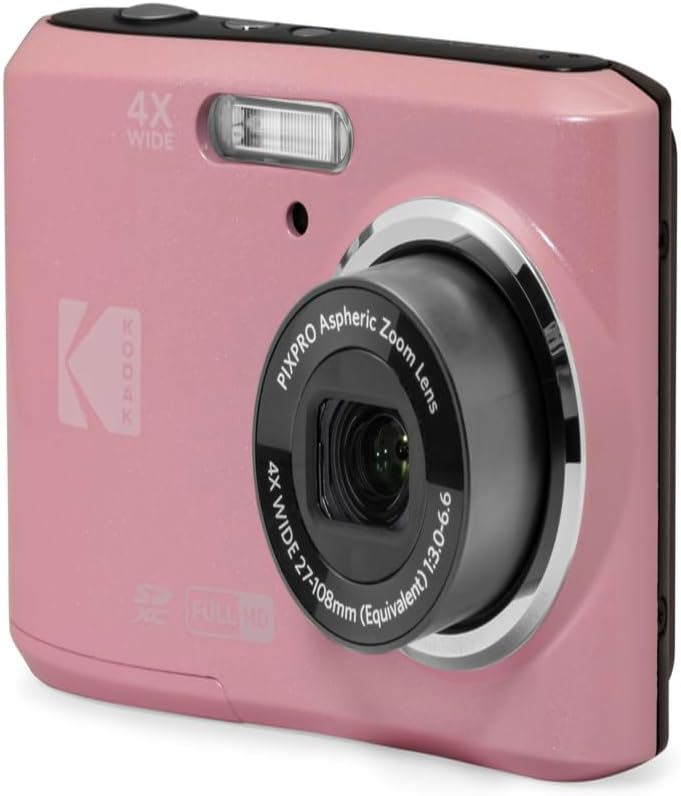KODAK PIXPRO FZ45 - Cámara digital compacta de 16 MP, zoom óptico 4...