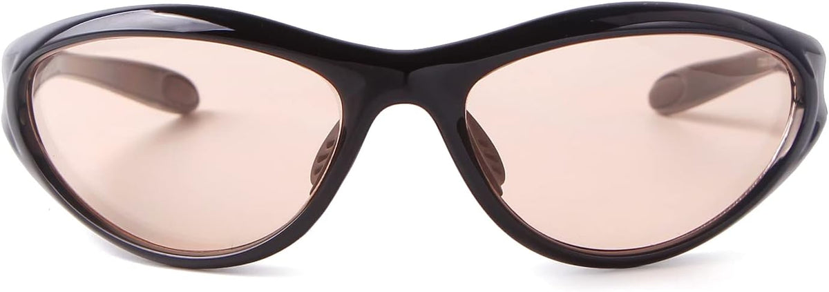 ADE WU Gafas de sol Y2K Rave de moda envolventes gafas de sol depor...