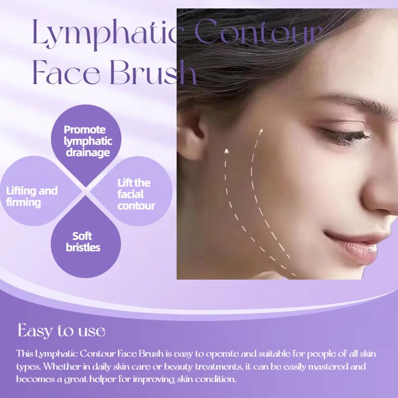 1\/2 PIEZAS Cepillo Linfático de Contorno Facial para Esculpir \u20...