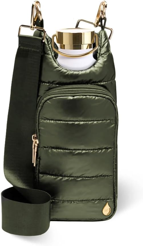WanderFull HydroBag - Soporte cruzado para botella de agua con bols...