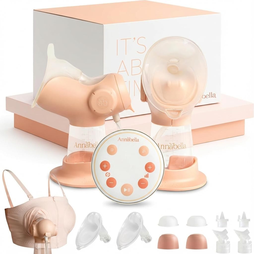Extractor de Leche Doble Annabella - Innovador Extractor de Leche E...
