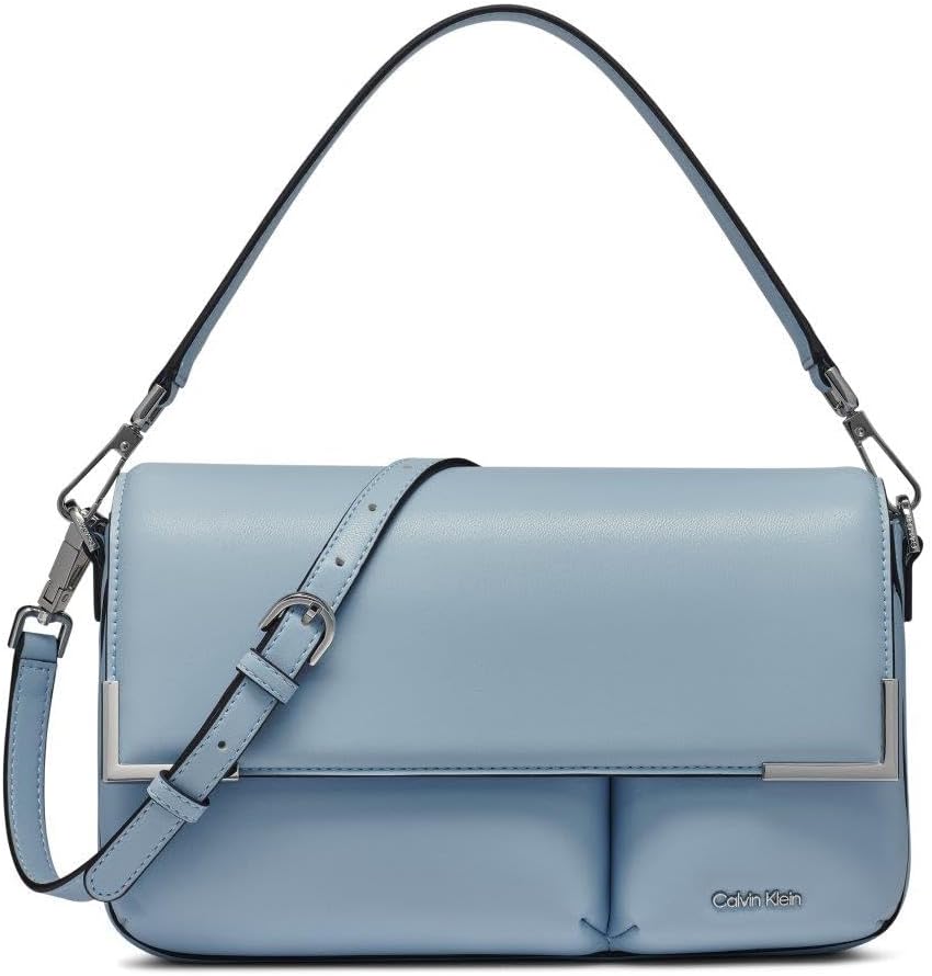 Calvin Klein Bolso de hombro y bandolera con solapa organizacional...