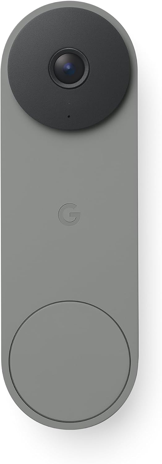 Google Nest Doorbell (Con cable, 3ª generación) - Video 2K y Gemini...