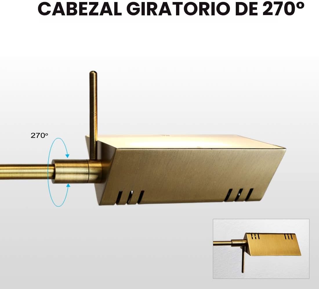 O'Bright Lámpara de Pie LED Regulable para Farmacia, LED de 12W...