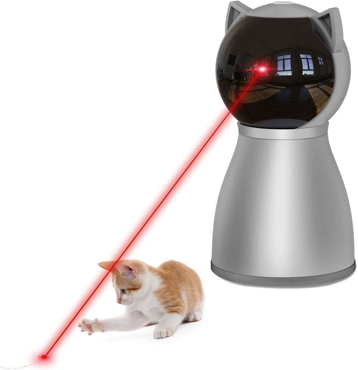 YVE Life Juguetes interactivos para gatos con láser para gatos de i...