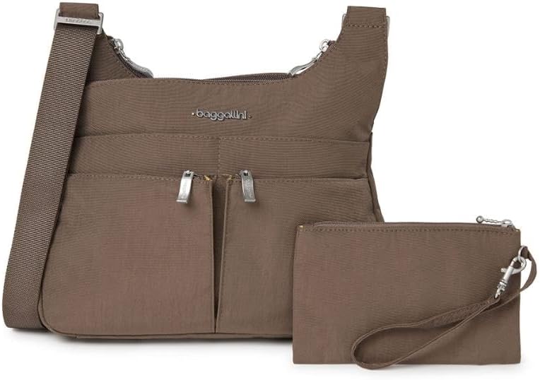 Baggallini Crossbody Travel Bag 11x8.5 Lightweight Water-resistant...
