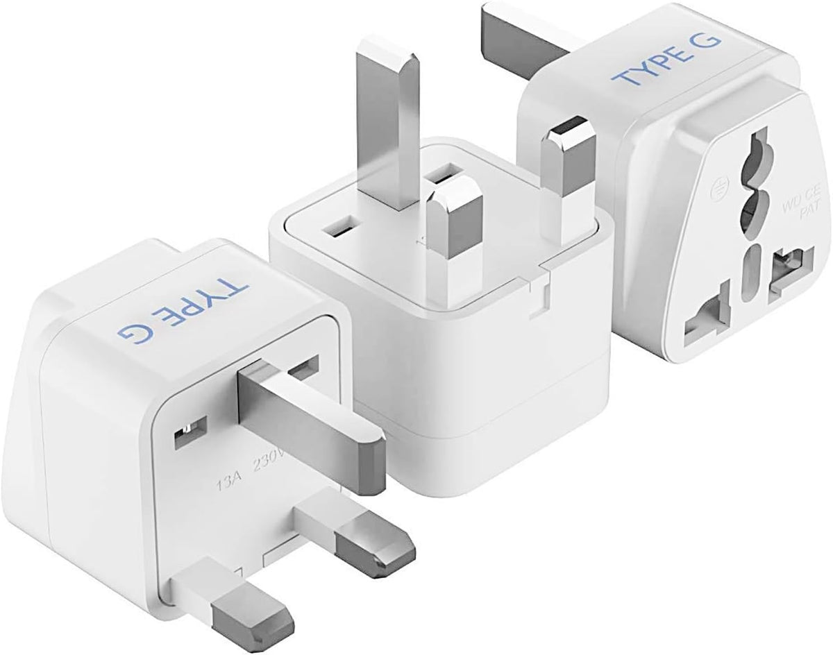Ceptics Adaptador de enchufe de viaje para Reino Unido, Hong Kong,...
