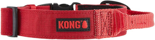 KONG Collar para perro ultra duradero con asa acolchada cómoda (Gra...