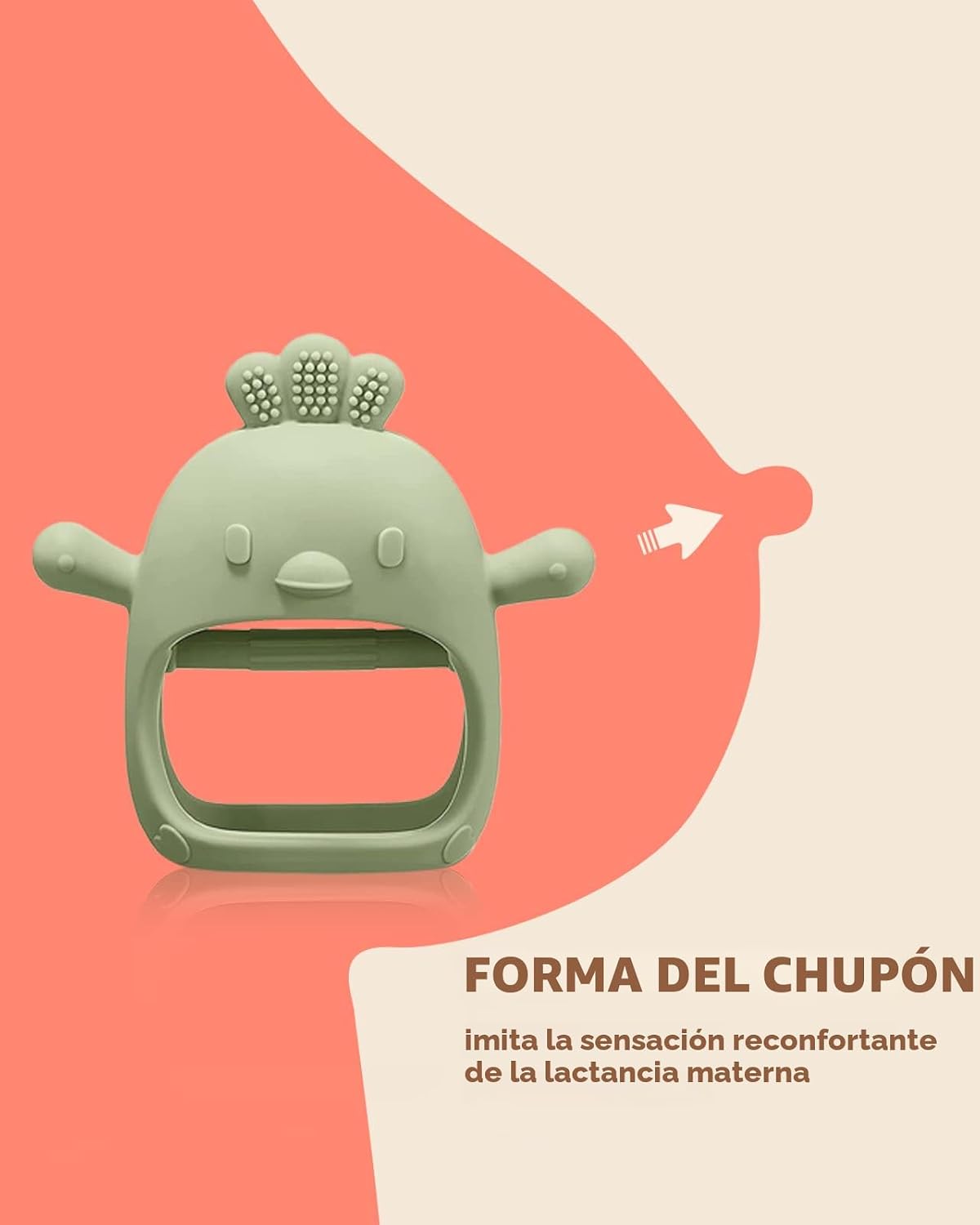 2 Paquetes Juguete de Dentición para Bebés Manopla de Dentición de...