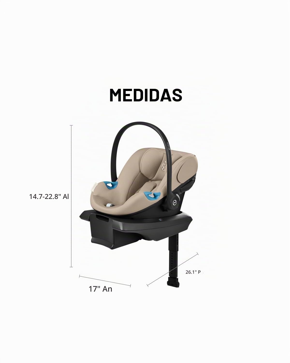 Cybex EOS 2 en 1 Cochecito de bebé + asiento de coche Aton G2 Combo...