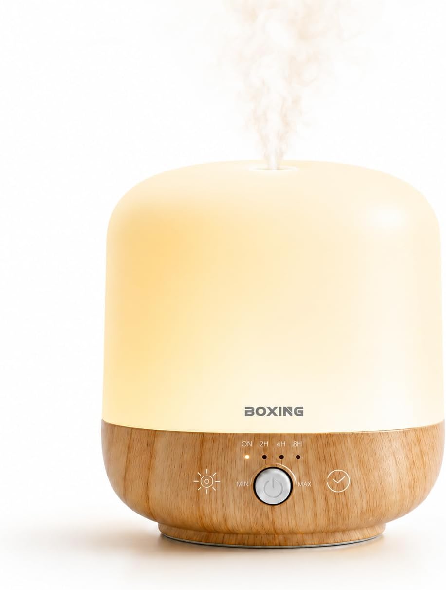 BOXING Paquete de confort para dormitorio: humidificador de 3 L + d...
